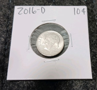 Liberty Dollar, 2016 and 2002 Dimes, (7) Pennies (Year and Mint in Photos) - 7