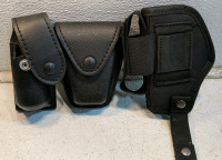 (3) Belt Holsters – (2) Safariland Holsters (1) Tactical Nylon Holster