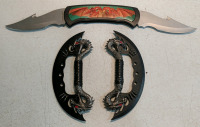 (3) Fantasy Blades – (2) Black Dragon Blades & (1) Rebel Edge "Dragon Fury"