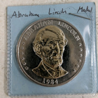 (1) Medal Collection - Abraham Lincoln, NRA M1 Garand, Gold Rush & More - (8) - 7