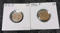 Liberty Dollar, (9) Pennies (Year and Mint In Photos - 6