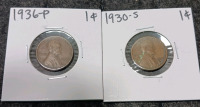 Liberty Dollar, Buffalo Nickel, (8) Pennies (Year and Mint In Photos) - 4