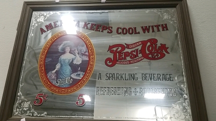 Pepsi Cola Old Fashioned Wall Decor/Mirror