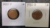 Liberty Dollar, 2015 Dime, (8) Pennies (Year and Mint In Photos) - 5