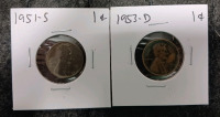 Liberty Dollar, (9) Pennies (Year and Mint In Photos) - 5