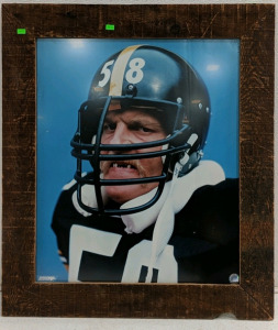 (1) Framed NFL Official Photo - Jack Lambert [5000]