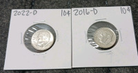 Liberty Dollar, (2) Dimes, (7) Pennies (Year and Mint In Photos) - 3