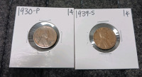 Liberty Dollar, (2) Dimes, (7) Pennies (Year and Mint In Photos) - 4