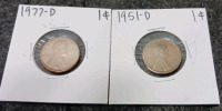 Liberty Dollar, (2) Dimes, (7) Pennies (Year and Mint In Photos) - 5