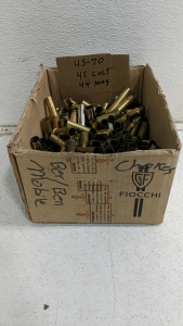 (1) Box of Brass Casings - Assorted Calibers