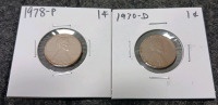 Liberty Dollar, (9) Pennies (Year and Mint In Photos) - 7