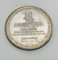 Sammy Sosa One Troy Ounce .999 Silver Round - 2