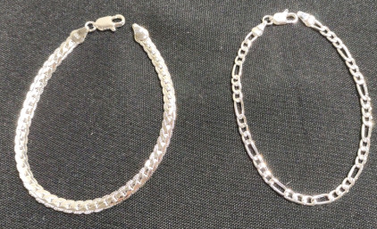 (1) 8" 925 Chain w/ (1) 8" 925 Bracelet