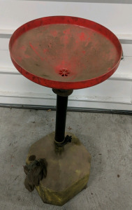 (1) Used Oil Drain Stand on Wheels – Adjustable Height [SP19]