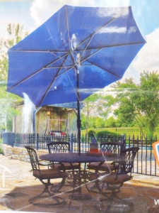 1) Simply Shade 9ft Market Umbrella Cobalt Blue (salmon)