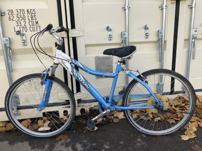 26” Avalon Aluminum Comfort Series Dual Suspension 7 Speed Blue Bike