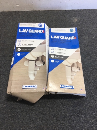 (2) lav guard 2 Undersink Piping Covers