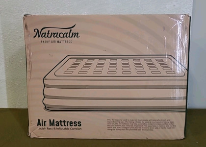 (1) Air Mattress W/ Built In Pump, 80" x 60" x 16"