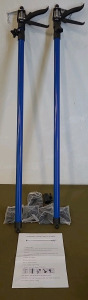 (1) 2-Pack Of Telescoping Steel Support Poles