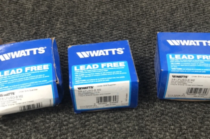 (3) Watts 3/8 Compression Fittings