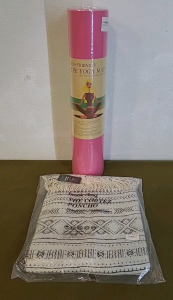 (1) Eco Friendly TPE Yoga Mat & (1) Brook & Bay Winter Poncho Shawl Wrap