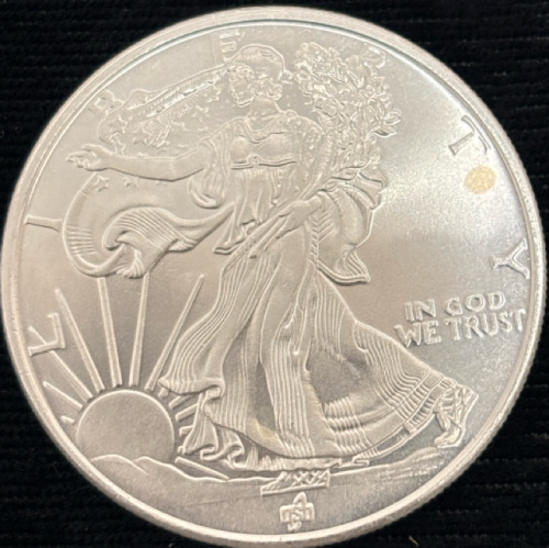 Walking Liberty One Troy Oz .999 Fine Silver Bullion Coin