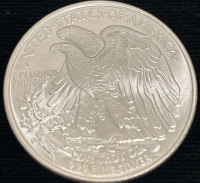 Walking Liberty One Troy Oz .999 Fine Silver Bullion Coin - 2