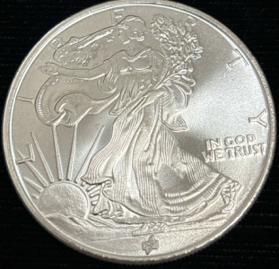 Walking Liberty One Troy Oz .999 Fine Silver Bullion Coin