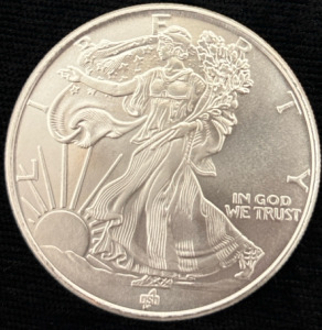 Walking Liberty One Troy Oz .999 Fine Silver Bullion Coin