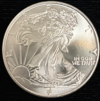 Walking Liberty One Troy Oz .999 Fine Silver Bullion Coin