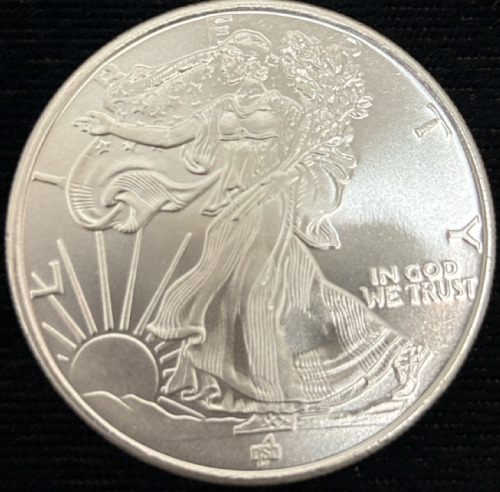 Walking Liberty One Troy Oz .999 Fine Silver Bullion Coin