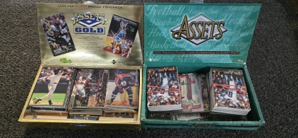 (2) Boxes Of Opened Assests Sports Cards- Multi Sport Boxes