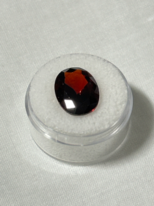 10.50 Ct. Pigeon Blood Red Ruby Oval Cut Faceted Gemstone