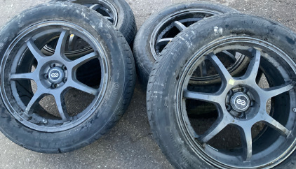 4 Continental Tires With Rims