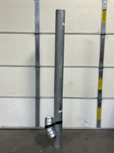 6' Galvanized Gas Vent Pipe