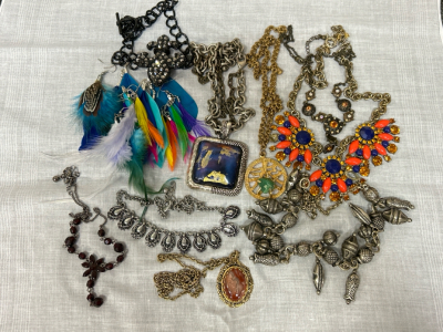 Variety of Costume Jewelry