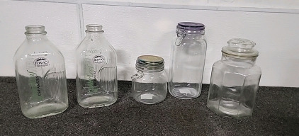 Glass Jars Clover Leaf Creamery In Buhl Idaho