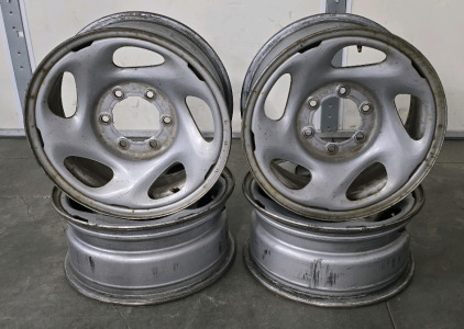 (4) 6 Lug Rims- Approx. 16"-17"