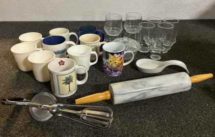 Assorted Utensils & Dishes