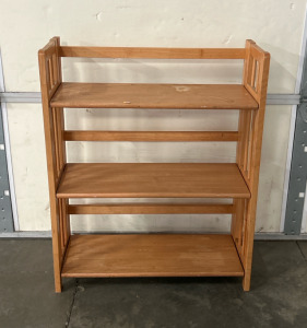 Wooden Folding Shelf