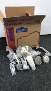 Box Of Shower Fixtures And More