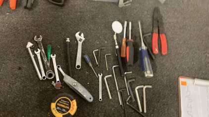 VARIETY IF HAND TOOLS.