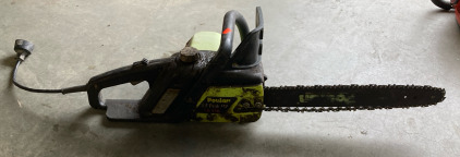 3.5 Peak HP Poulan Green Electric Chainsaw