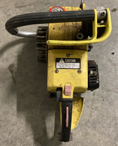 Large Yellow Chainsaw Head