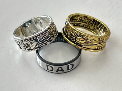 (3) Size 12 Men's Rings