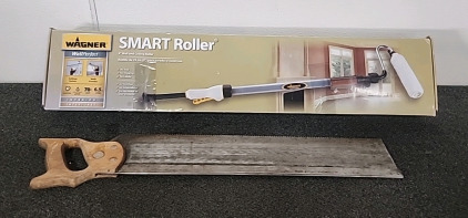 Wagner Smart Roller 9"Wall and Ceiling Roller, Wood Saw