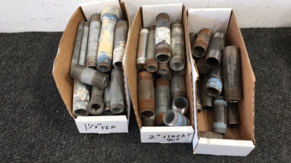 About 50 Metal Pipe Connectors