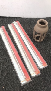 Box Of Metal Tubing and Caulking