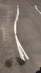 (6) 20" PVC Pipes