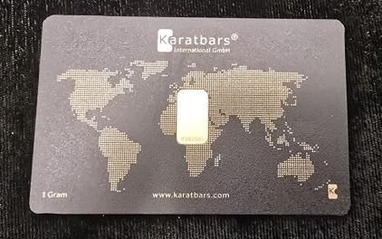 1g 999.9 Fine Gold Bar